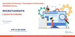 Estamos a recrutar