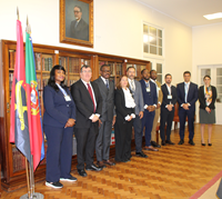 Delegação Angolana recebida na Entidade Orçamental